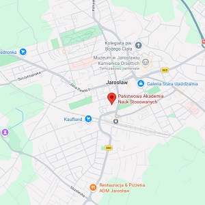 położenie PANS Państwowa Akademia Nauk Stosowanych na mapie