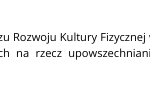 Dofinansowanie dla AZS w Jarosławiu - herb Polski i Ministerstwo Sportu
