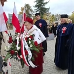 Uroczyste obchody Dnia Niepodległości z złożeniem wieńca.