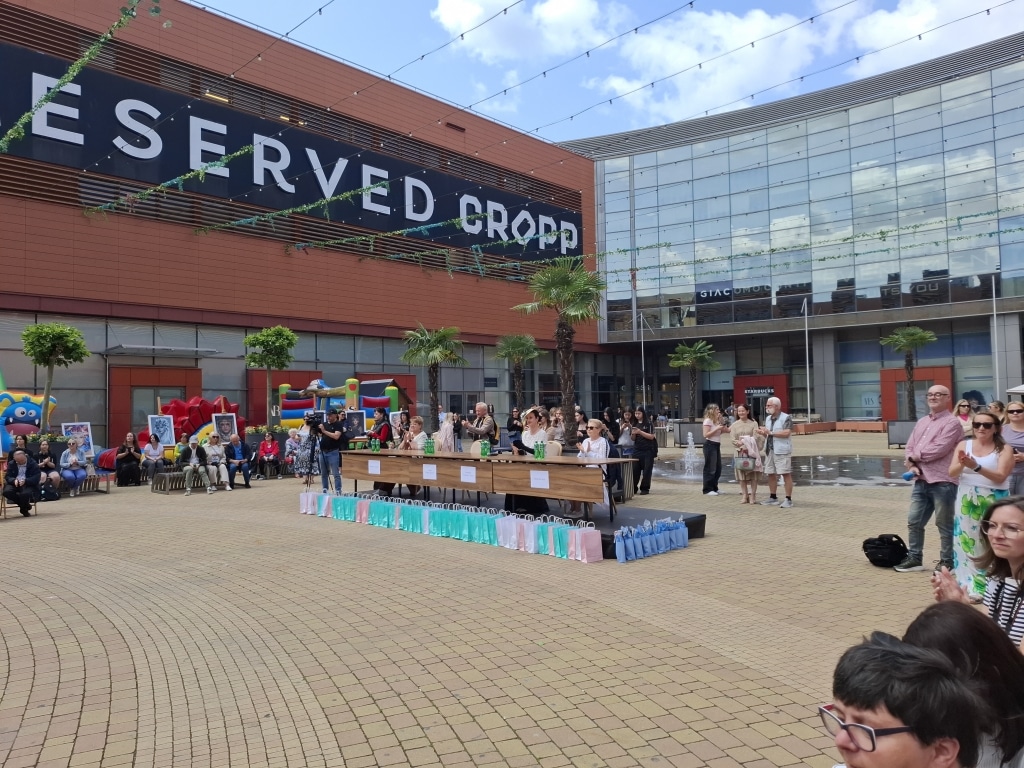 II Integracyjny Pokaz Mody "Mediolan w Rzeszowie" - scena i uczestnicy