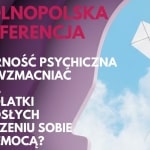Plakat konferencji "Odporność psychiczna – jak wzmacniać dzieci, nastolatki i dorosłych w radzeniu sobie z przemocą?