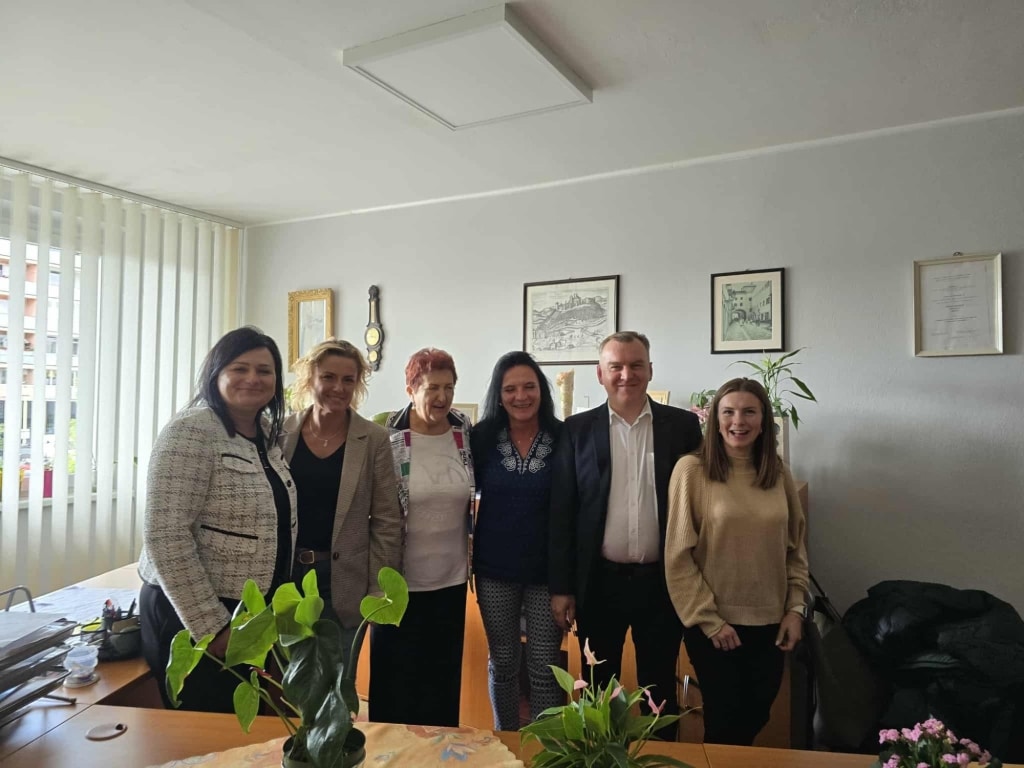 Uczestnicy wizyty studyjnej na Uniwersytecie Preszowskim w Preszowie