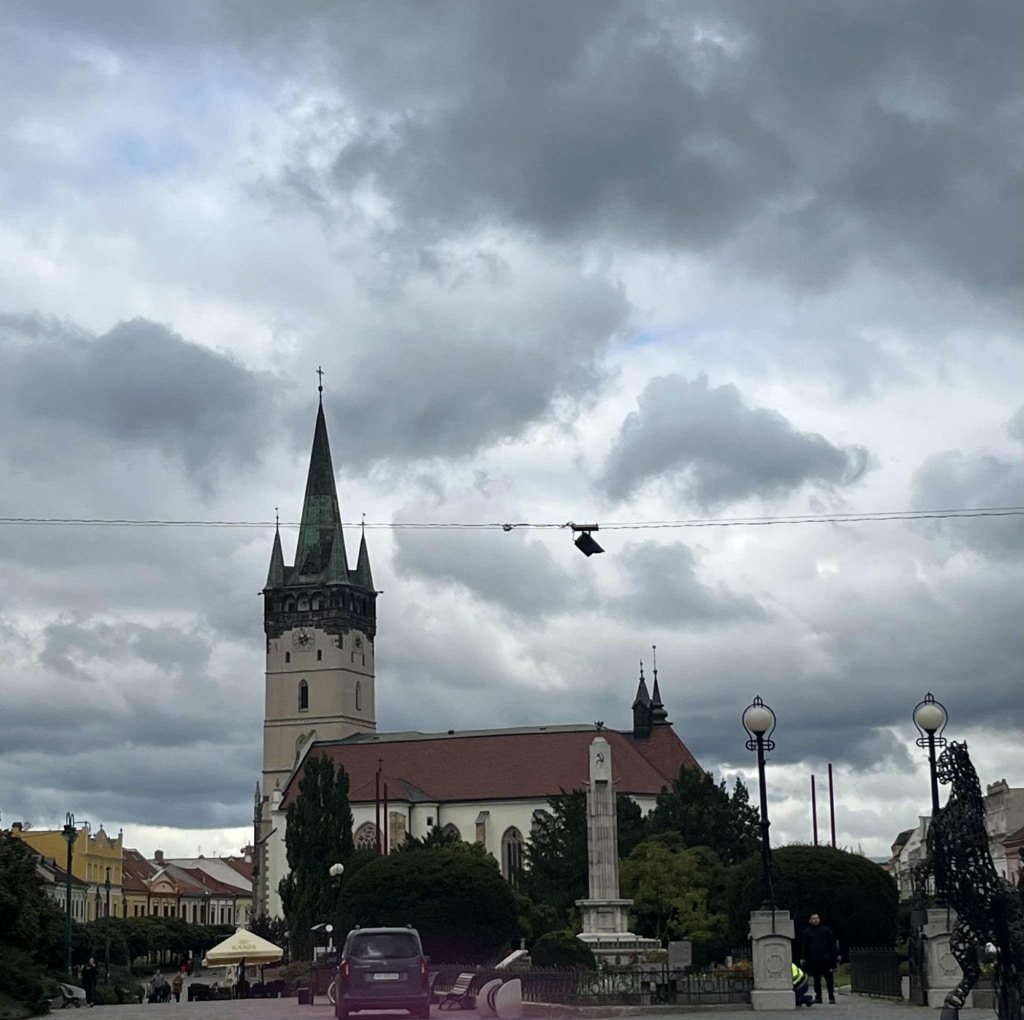 Kościół św. Mikołaja w Preszowie podczas wizyty studyjnej.