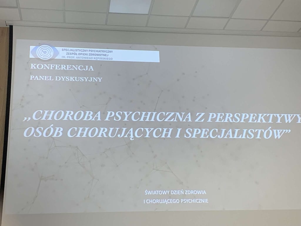 Konferencja "Choroba psychiczna z perspektywy osób chorujących i specjalistów" w SPZOZ Jarosław