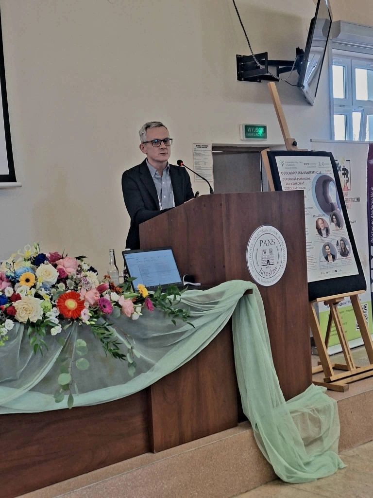 Prelegent na konferencji naukowej „Odporność psychiczna”
