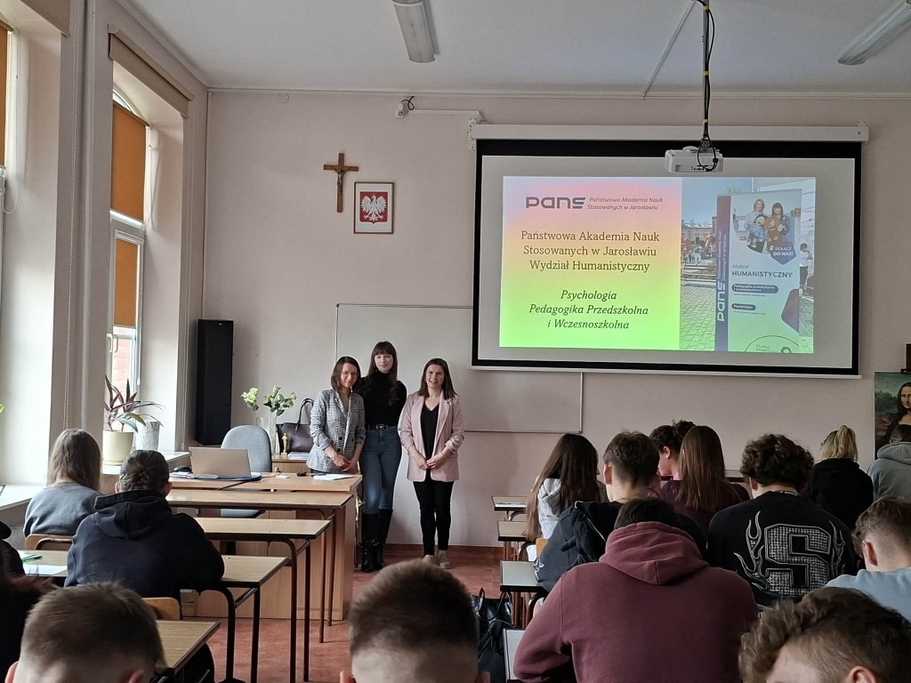 Spotkanie w I Liceum Ogólnokształcącym w Przeworsku