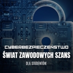 Cyberbezpieczeństwo: świat zawodowych szans dla studentów z symbolem kłódki