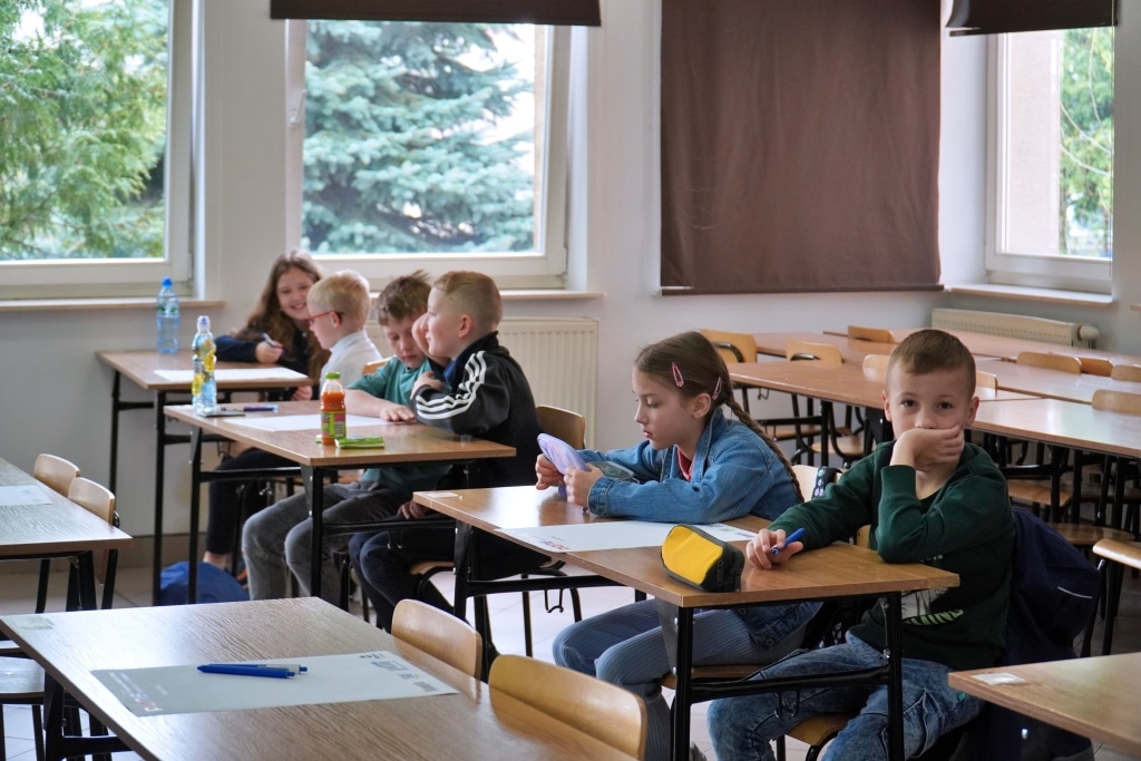 Dzieci na zajęciach z Pedagogiki Przedszkolnej i Wczesnoszkolnej