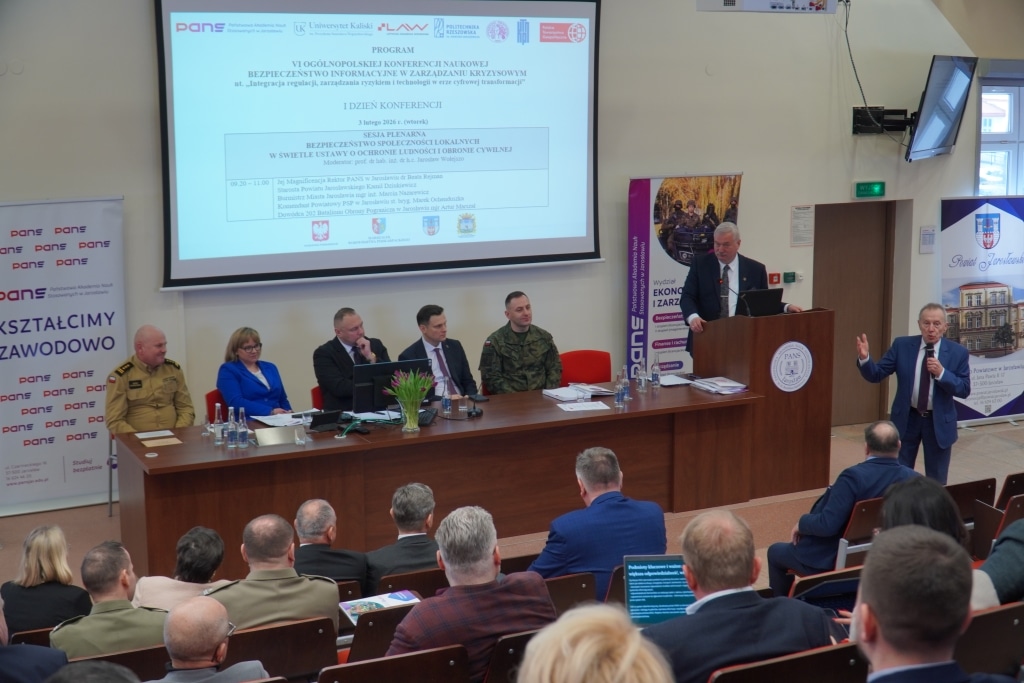 VI Ogólnopolska Konferencja Naukowa – „Bezpieczeństwo informacyjne w zarządzaniu kryzysowym nt. Integracja regulacji, zarządzania ryzykiem i technologii w erze cyfrowej transformacji”