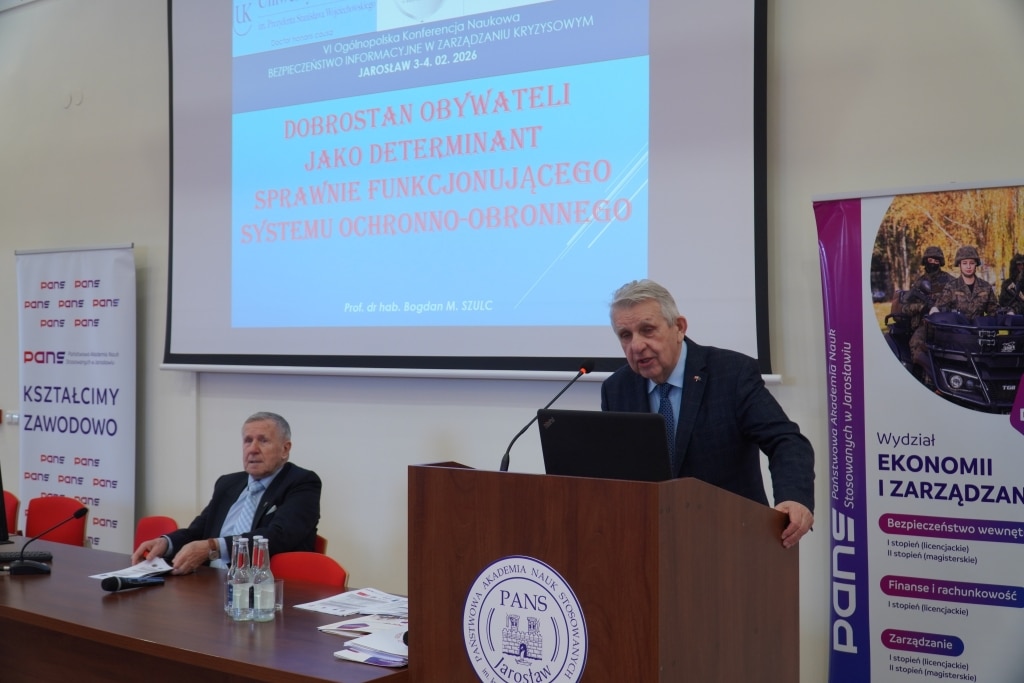 Konferencja naukowa: Dobrostan obywateli, bezpieczeństwo informacyjne, zarządzanie kryzysowe