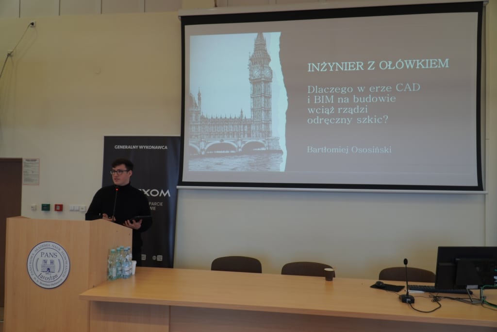 Prezentacja o inżynierii i BIM na konferencji budowlanej