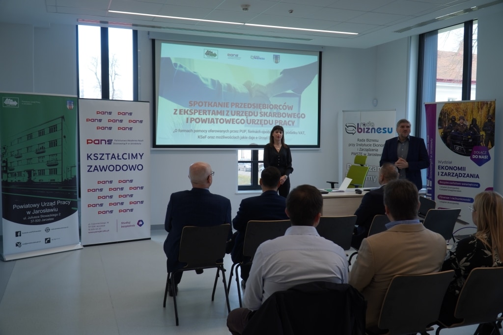 Spotkanie przedsiębiorców z ekspertami PANS w Jarosławiu