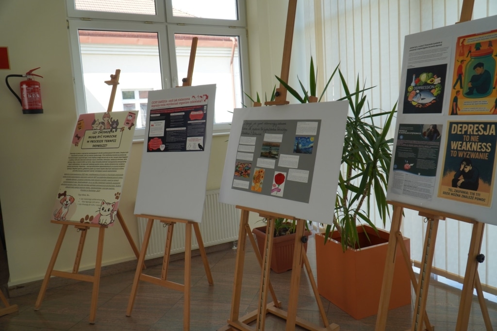 Wystawa prac naukowych o depresji i zdrowiu psychicznym na konferencji WH