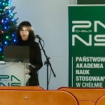 Studentka z Chełma prezentuje na konferencji w Akademii Nauk Stosowanych