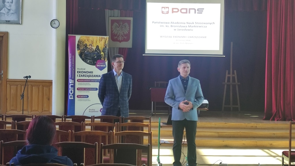 Spotkanie w I Liceum Ogólnokształcącym im. Juliusza Słowackiego w Przemyślu
