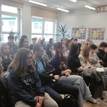 Uczniowie na wykładzie w Centrum Kształcenia Zawodowego i Ustawicznego Nr 2 w Przemyślu.