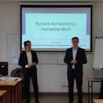 Prezentacja "Rozwój kompetencji menadżerskich" z Mateuszem Szarą