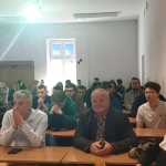 Uczestnicy spotkania z Delegaturą ABW w sali wykładowej