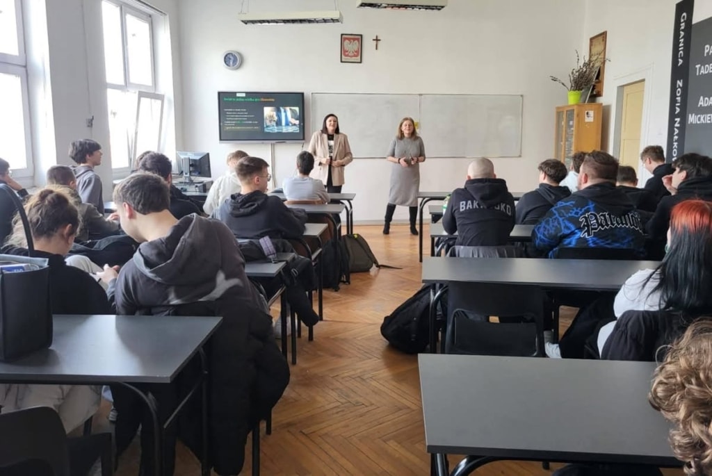 Spotkanie promocyjne w Zespole Szkół Innowacyjnych w Jarosławiu