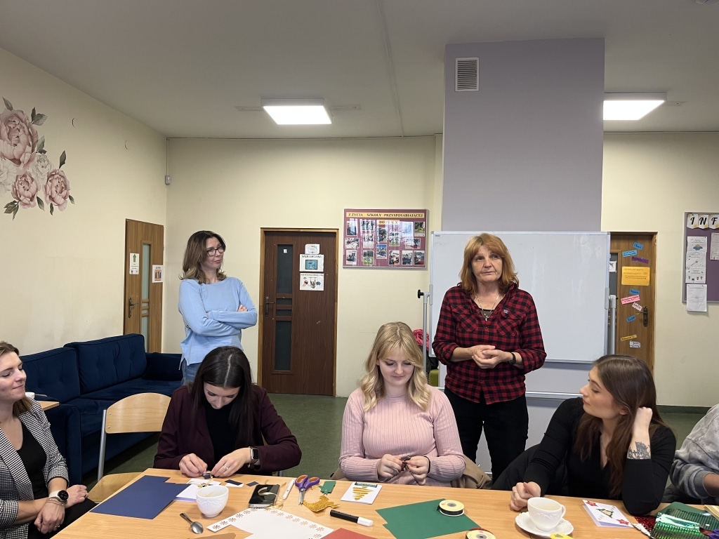 Studenci psychologii podczas wizyty studyjnej w SOSW w Skawinie