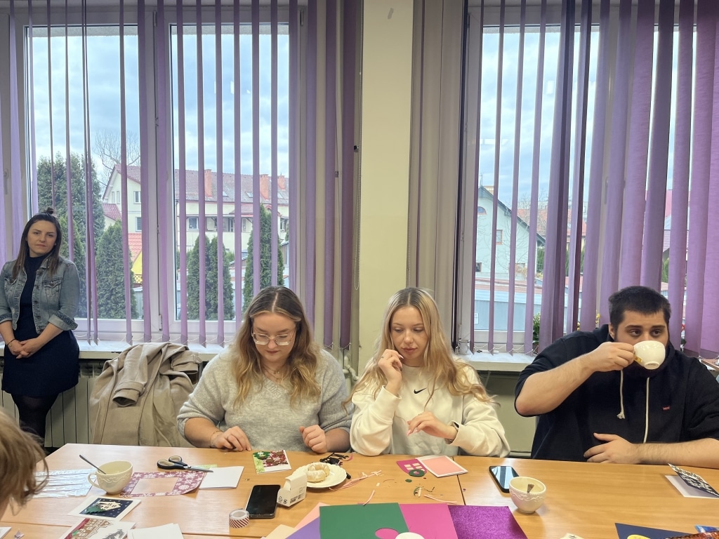 Studenci psychologii na warsztatach w SOSW Skawina