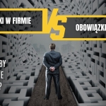 Biznesmen w labiryncie: pierwsze kroki w firmie a obowiązki urzędowe