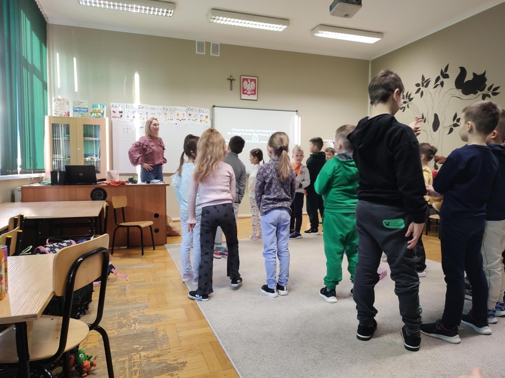 Wizyta studyjna studentek Wydziału Humanistycznego w SP w Roźwienicy.