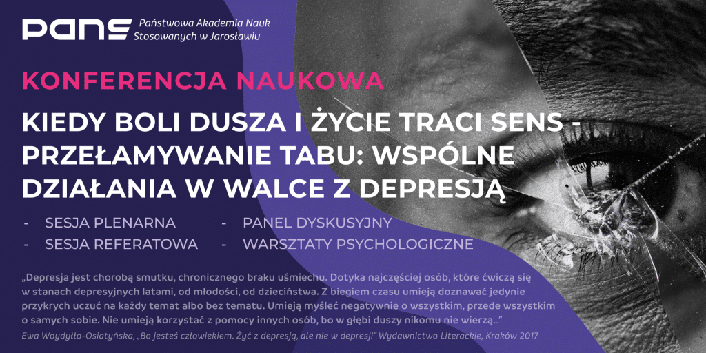 Kiedy boli dusza i życie traci sens – przełamywanie tabu: wspólne działanie w walce z depresją