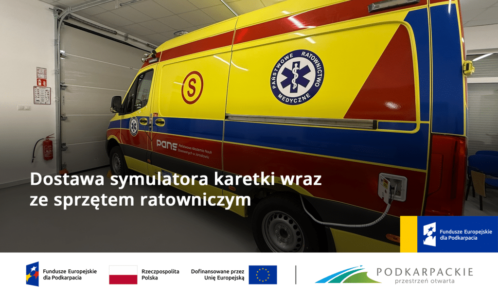 Dostawa symulatora karetki wraz ze sprzętem ratowniczym