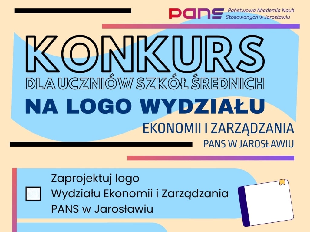 Konkurs dla uczniów szkół średnich na logo wydziału Ekonomii i Zarządzania