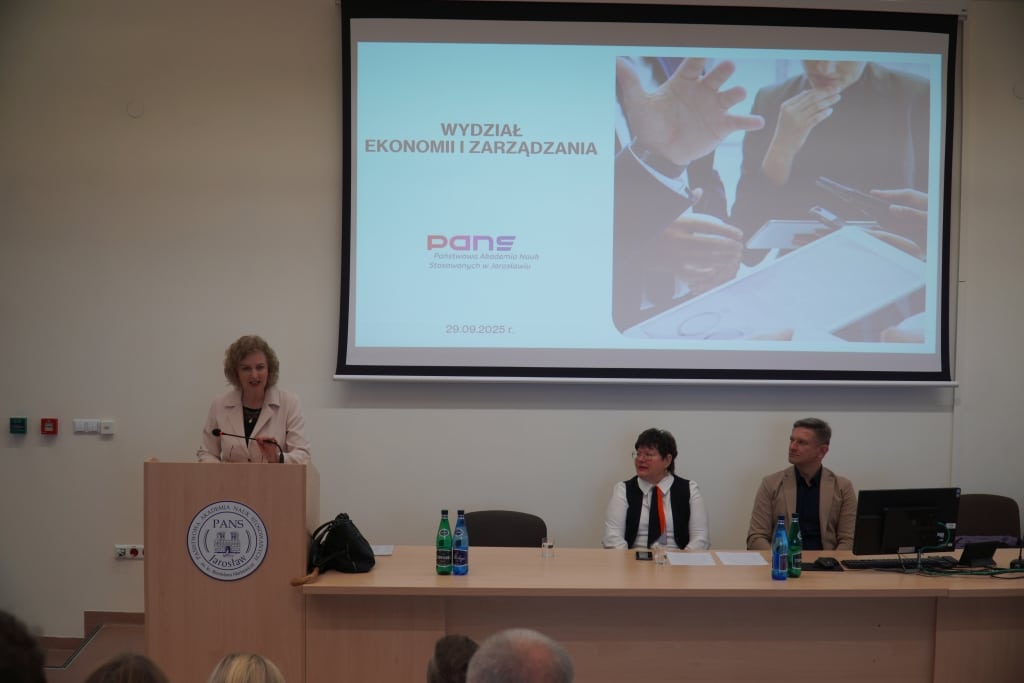Spotkanie organizacyjne Wydziału Ekonomii i Zarządzania PANS w Jarosławiu.