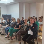 Grupa osób na wizycie studyjnej w Zakładzie Karnym w Przemyślu