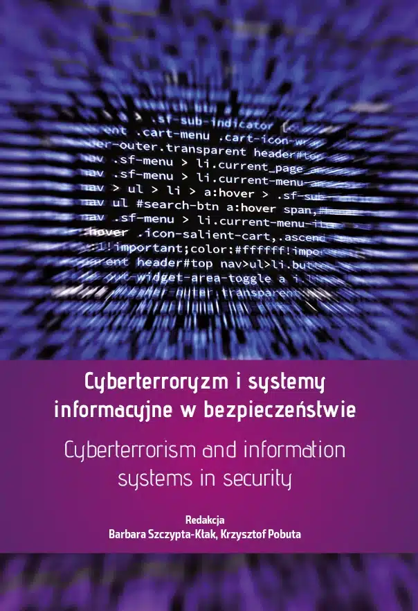 Okładka książki "Cyberterroryzm i systemy informacyjne w bezpieczeństwie