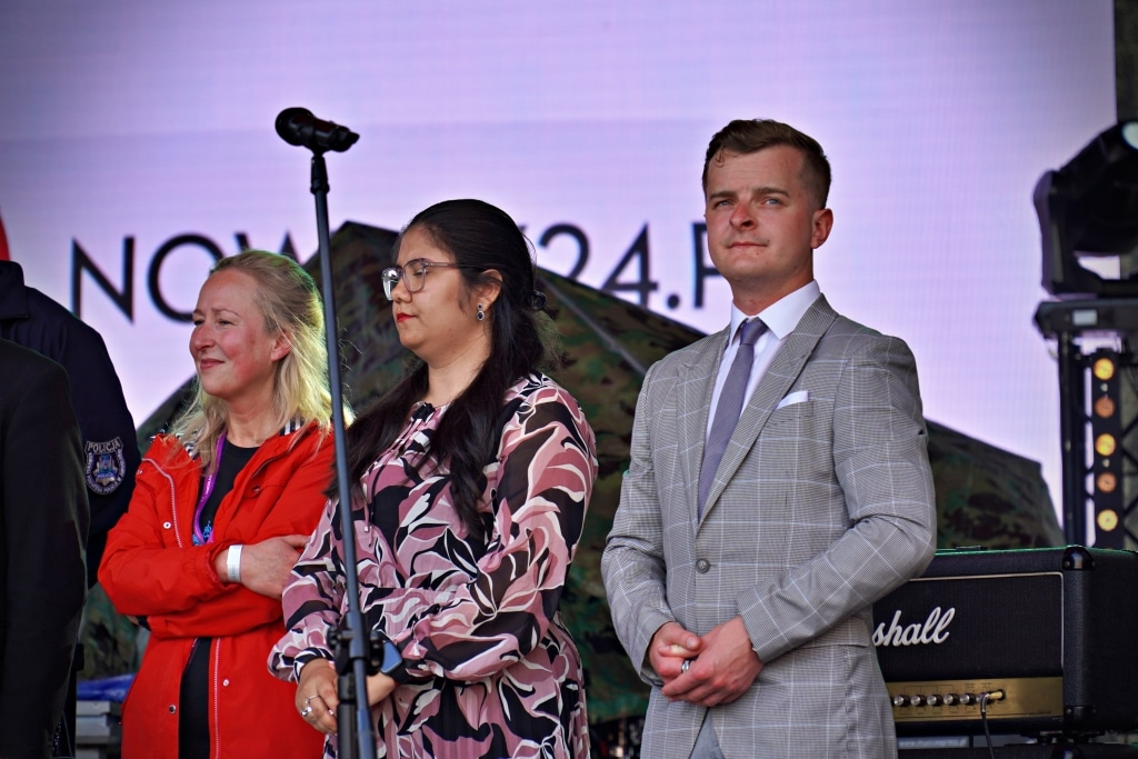 Uczestnicy Juwenaliów 2025 na scenie