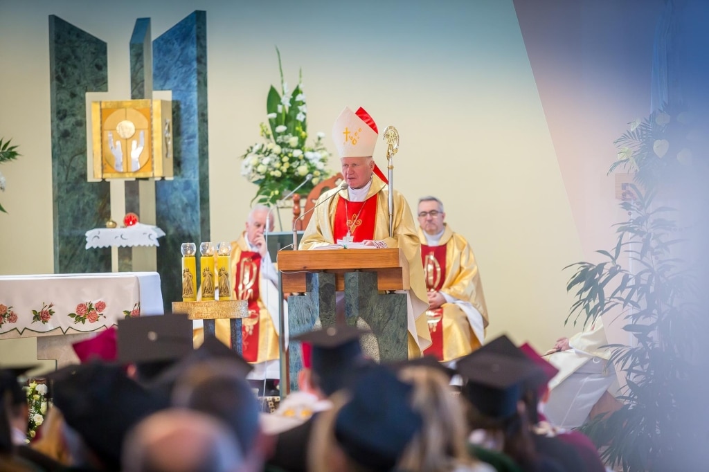 Biskup podczas Inauguracji Roku Akademickiego 2018/2019