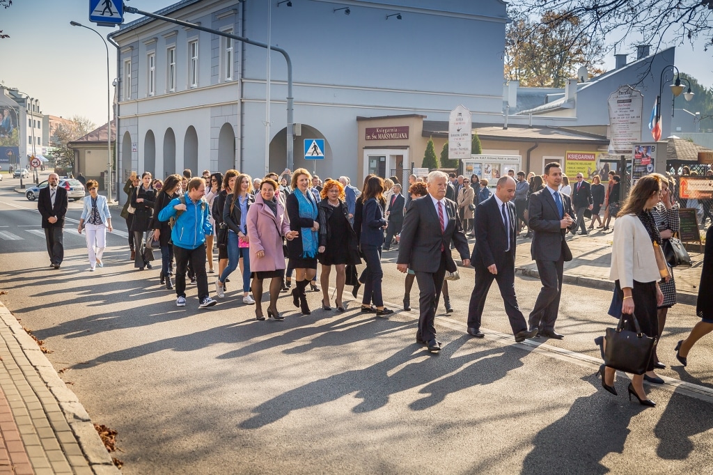 Uroczysty przemarsz delegacji na Inaugurację 2018/2019