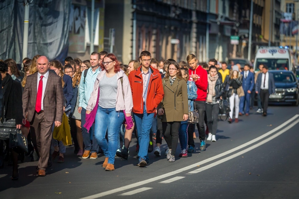Uroczysta inauguracja roku akademickiego 2018/2019 z udziałem studentów i wykładowców