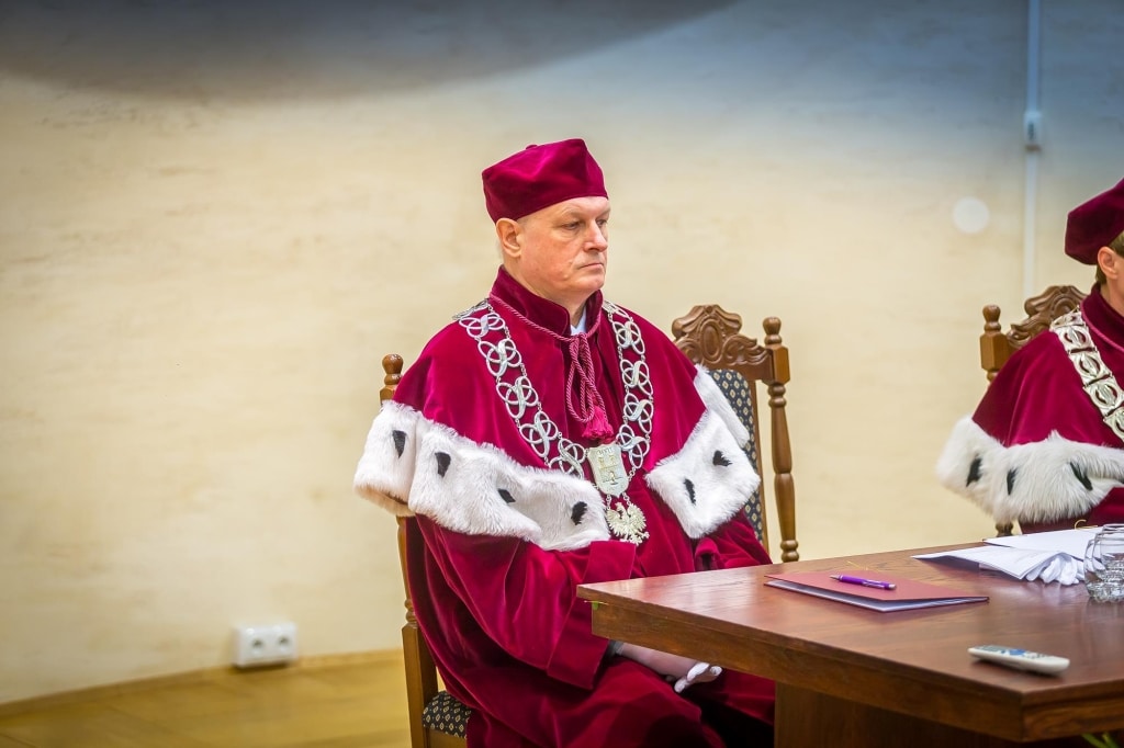 Profesor w todze podczas Inauguracji 2018/2019