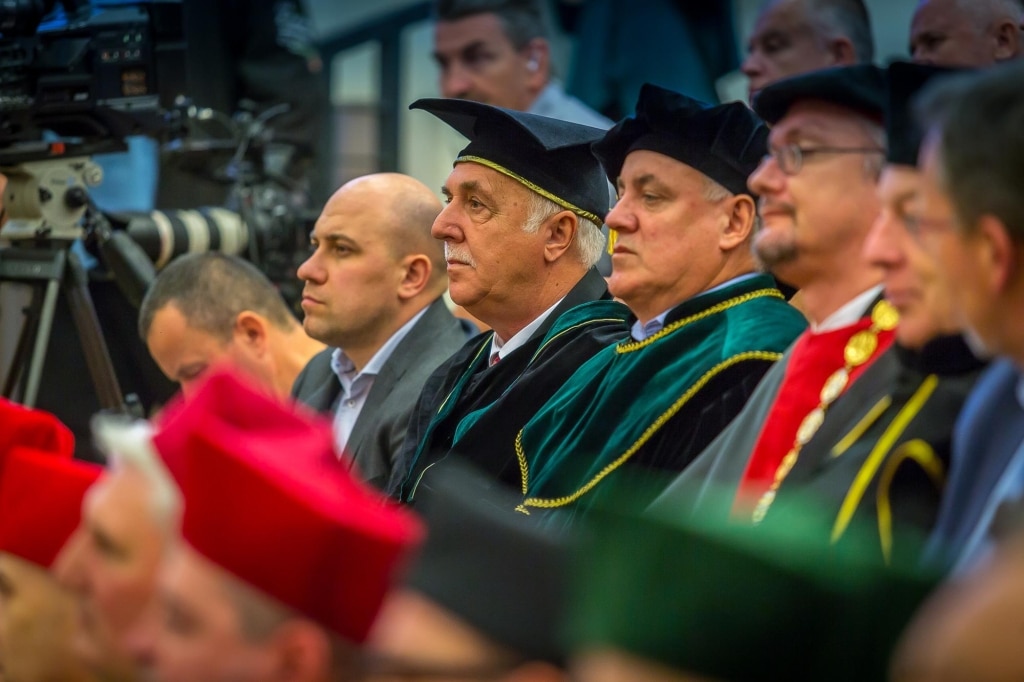 Profesorowie w togach podczas Inauguracji 2018/2019