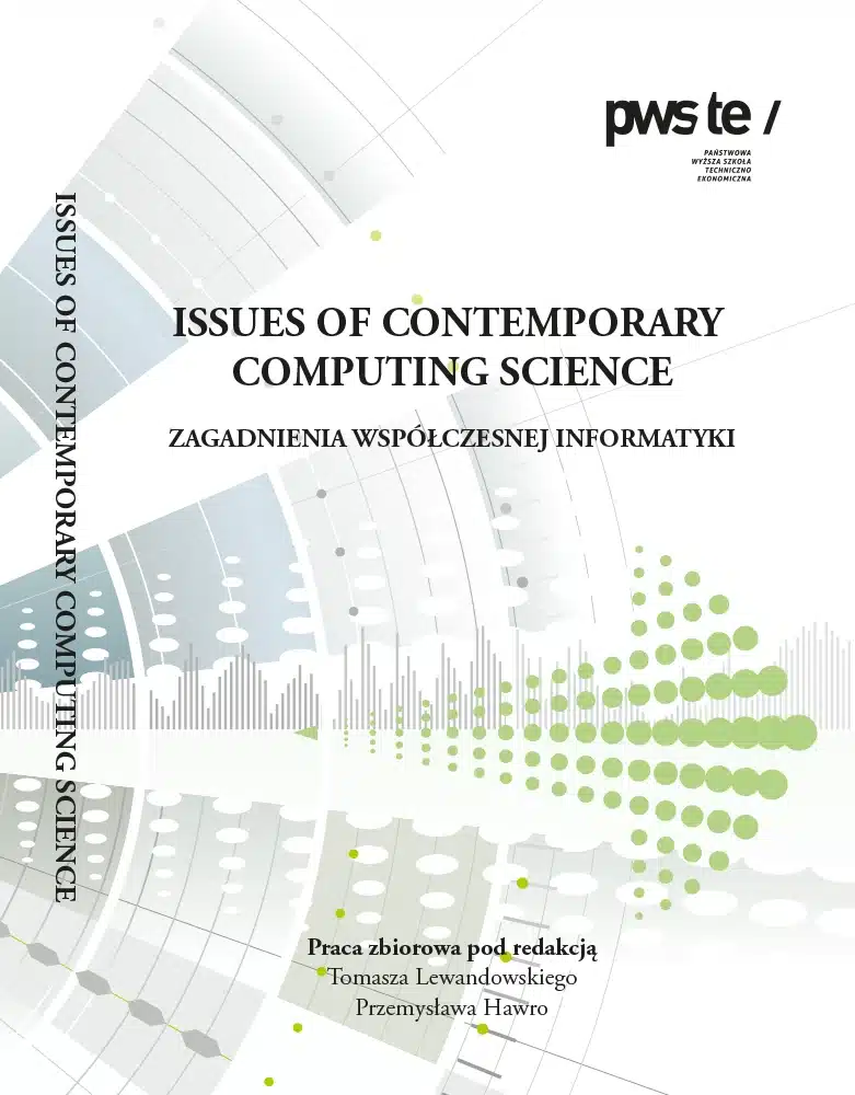 Okładka monografii "Issues of Contemporary Computing Science" pod redakcją Tomasza Lewandowski i Przemysława Hawro.